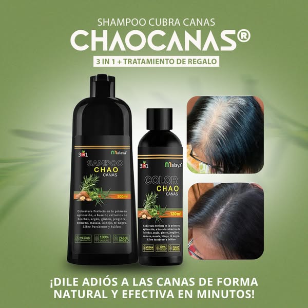 OFERTA HOY X2 SHAMPOO CHAOCANAS + TRATAMIENTO (GRATIS)