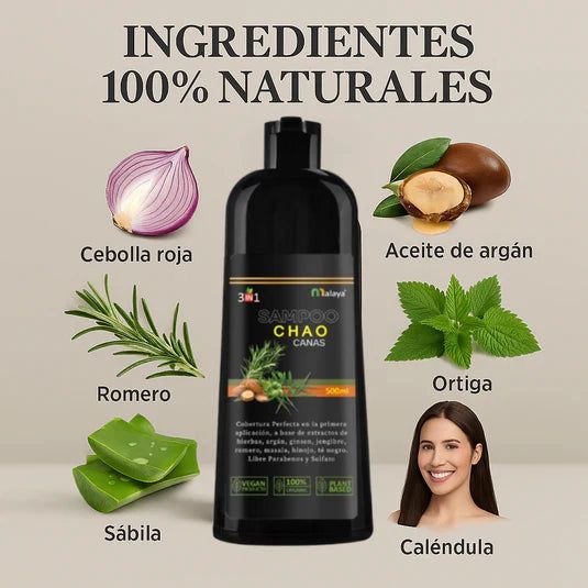 OFERTA HOY X2 COMBOS - SHAMPOO CHAOCANAS + TRATAMIENTO GRATIS (ORIGINAL)