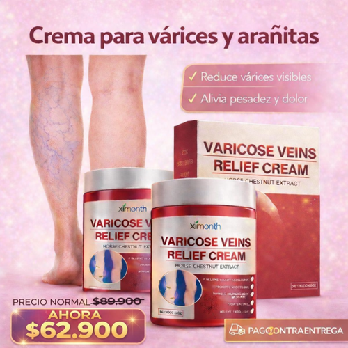 OFERTA HOY Crema VenaLux® - Alivia Las Varices y Arañitas (MEJOR PRECIO)
