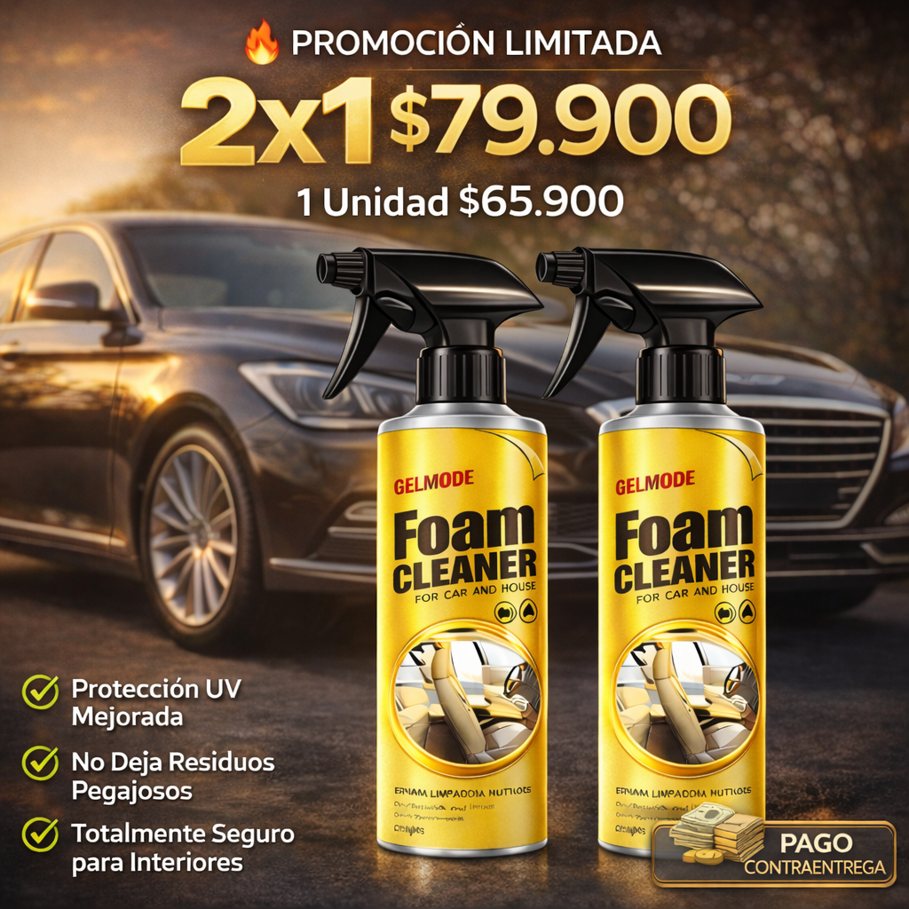 GELMODE® AUTO PRO - Espuma Limpiadora de Alto Rendimiento