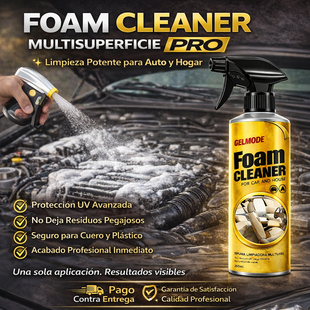 GELMODE® AUTO PRO - Espuma Limpiadora de Alto Rendimiento