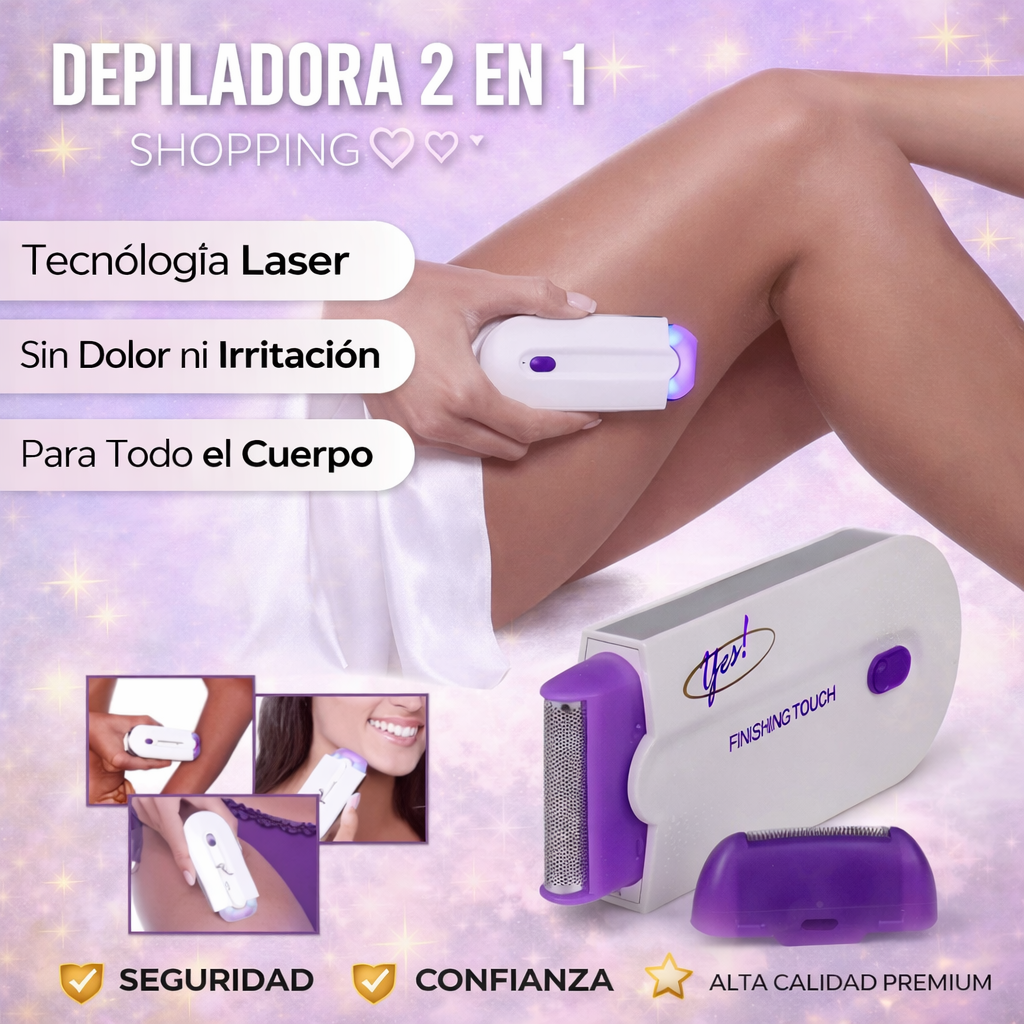OFERTA HOY X2 Depiladora EpiLux®: Quita el vello de raíz y cuida tu piel