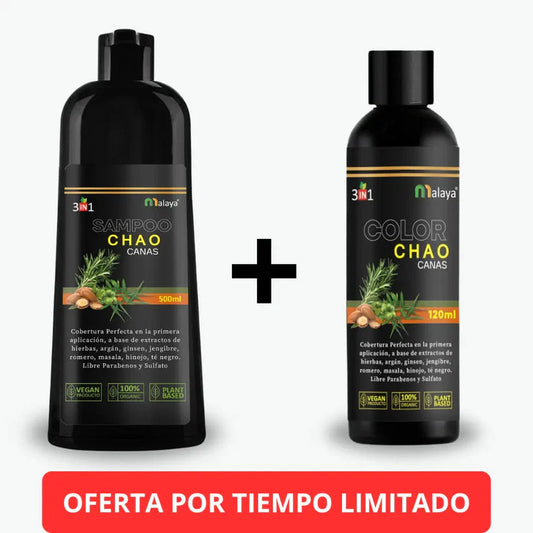 OFERTA HOY X2 SHAMPOO CHAOCANAS + TRATAMIENTO (GRATIS)