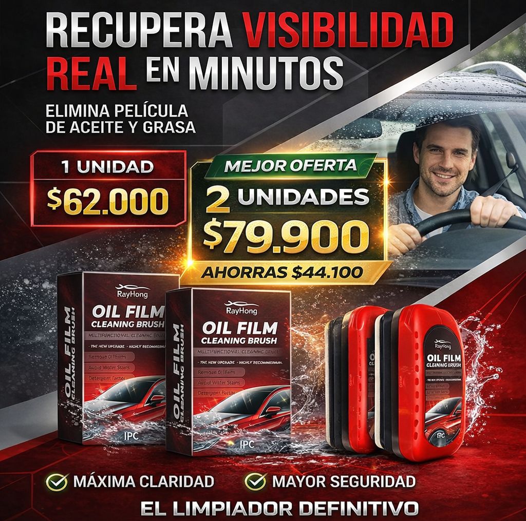 OFERTA HOY RayHong® – Aplicador Profesional Eliminador de Película de Aceite